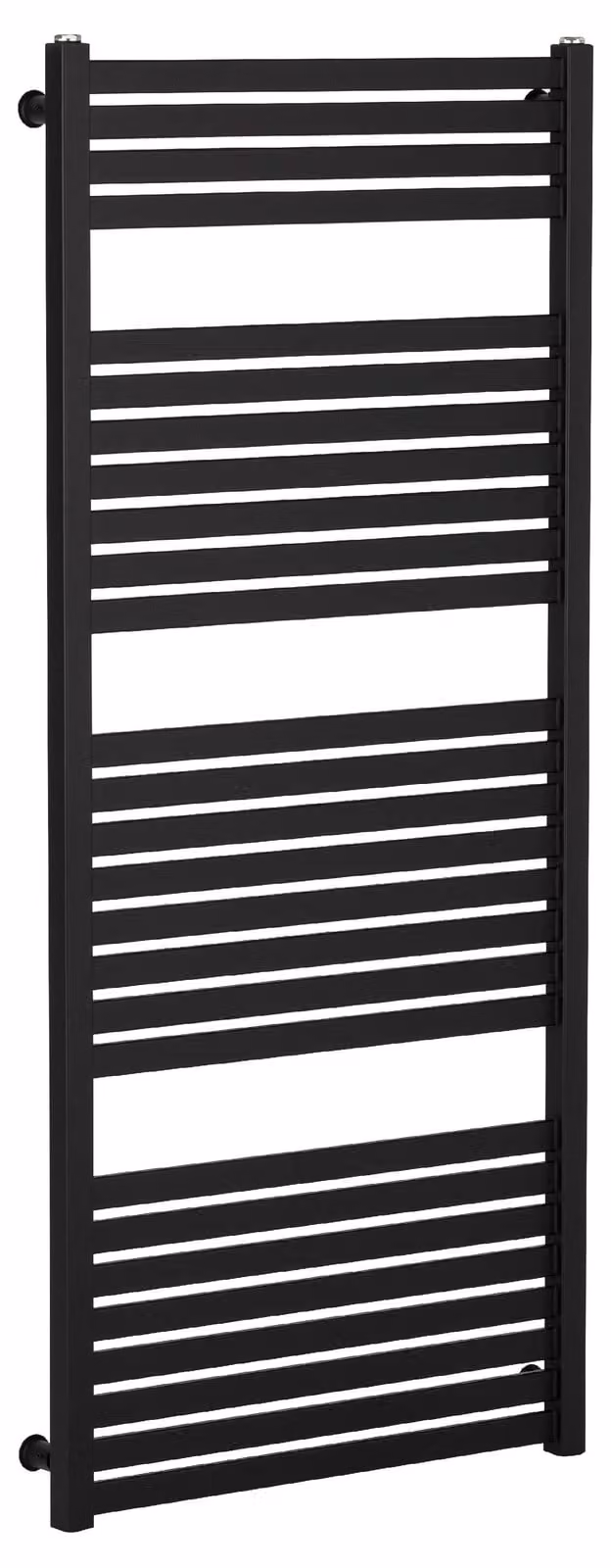 Radiatore da bagno Vincenzo - attacco laterale - 600W - nero opaco - 1330x600 mm