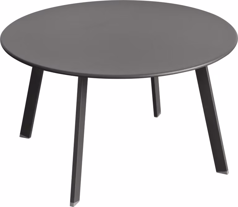 Tavolo da giardino in metallo SAONA, diametro 70 cm
