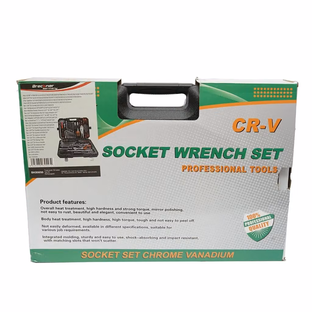 Kit di utensili e chiavi a bussola esagonali Breckner Germany, 142 pezzi, multicolore – 2