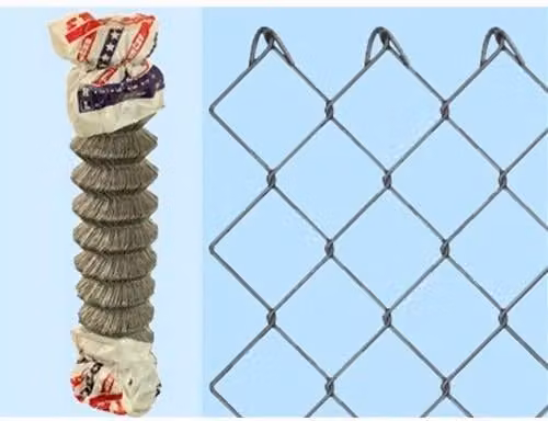 Rete di recinzione zincata Texas in acciaio color argento, lunghezza 25 m, Altezza: 175 cm, maglia 50x50 mm