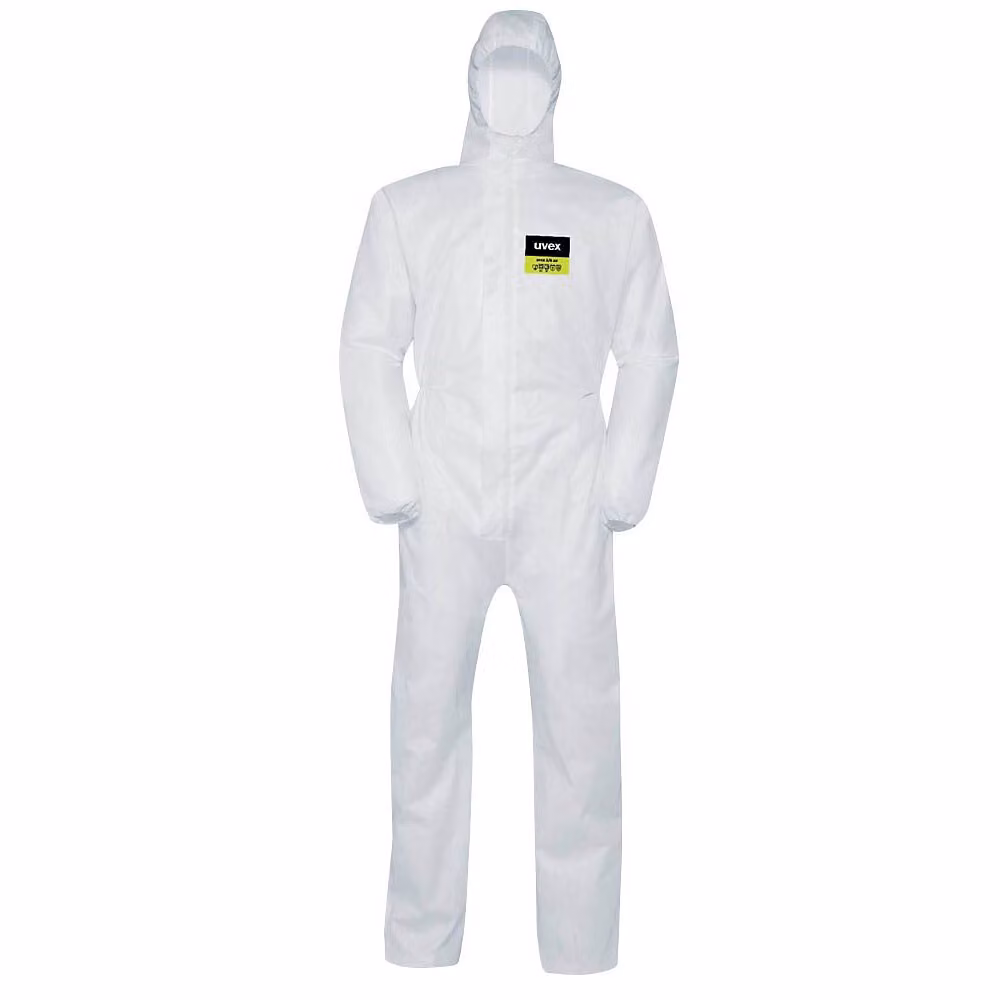 uvex 9817311 unisex Arbeitsoverall weiß Größe L