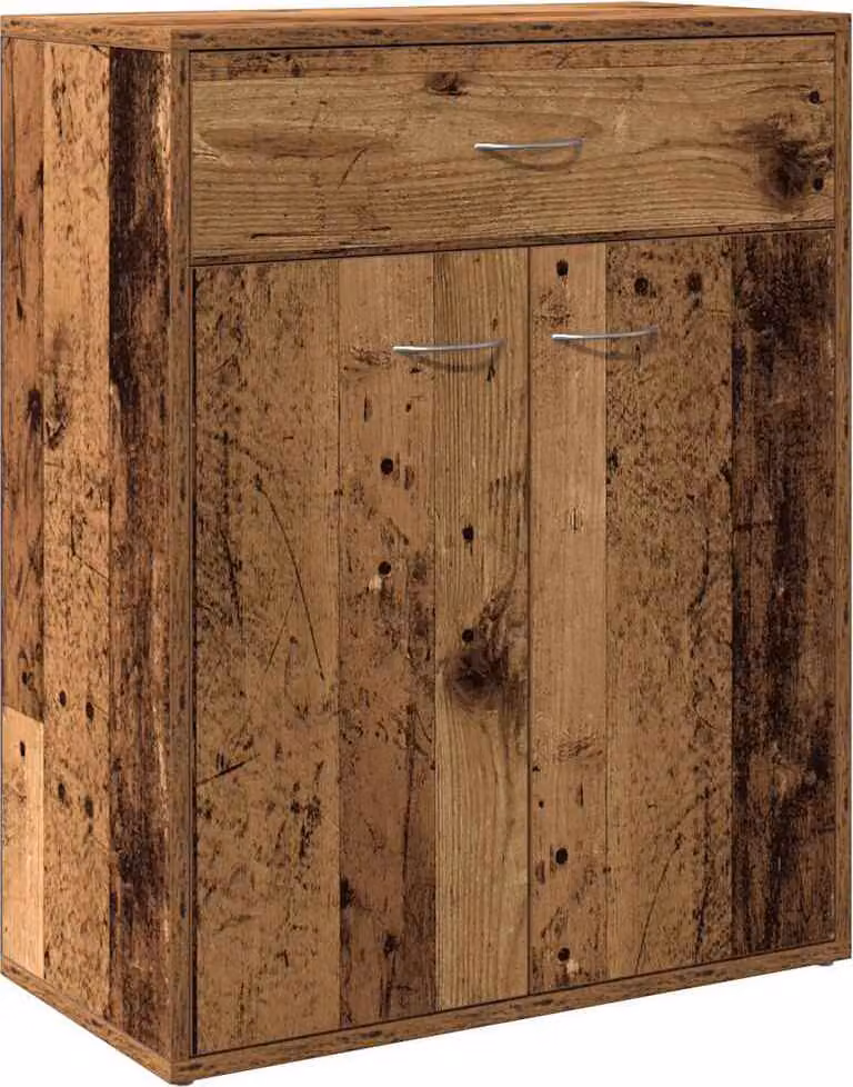 Credenza Legno Antico 60x30x75 cm in Legno Multistrato