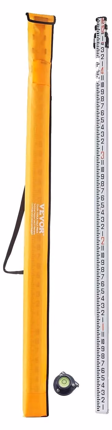 Asta di misurazione telescopica, alluminio resistente, design portatile, 168 tel.