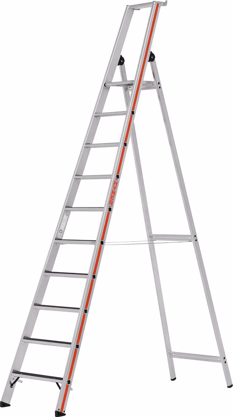 Scala a pioli Hymer R13 con piattaforma, 10 gradini