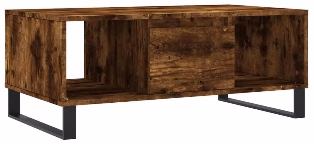 Elegante tavolino da salotto in legno, dimensioni 90 x 50 x 36,5 cm