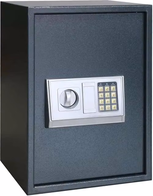 Cassetta di sicurezza digitale Grigio scuro 35 x 31 x 50 cm 42011308