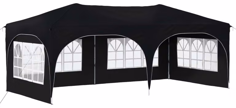 Tenda per feste a pop-up 575 x 288 x 245 cm Antracite
