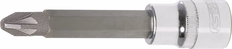 KS TOOLS 1/2" CHROMEplus bit socket lungo PZ1 - 918.1688