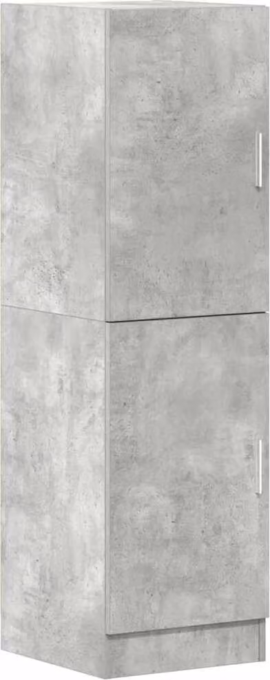 Mobile da Cucina Grigio Cemento 38x41,5x131,5 cm Legno