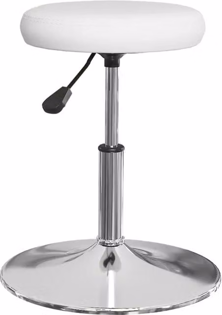 Sedie da Pranzo 6 pz Bianche in Similpelle 3085588