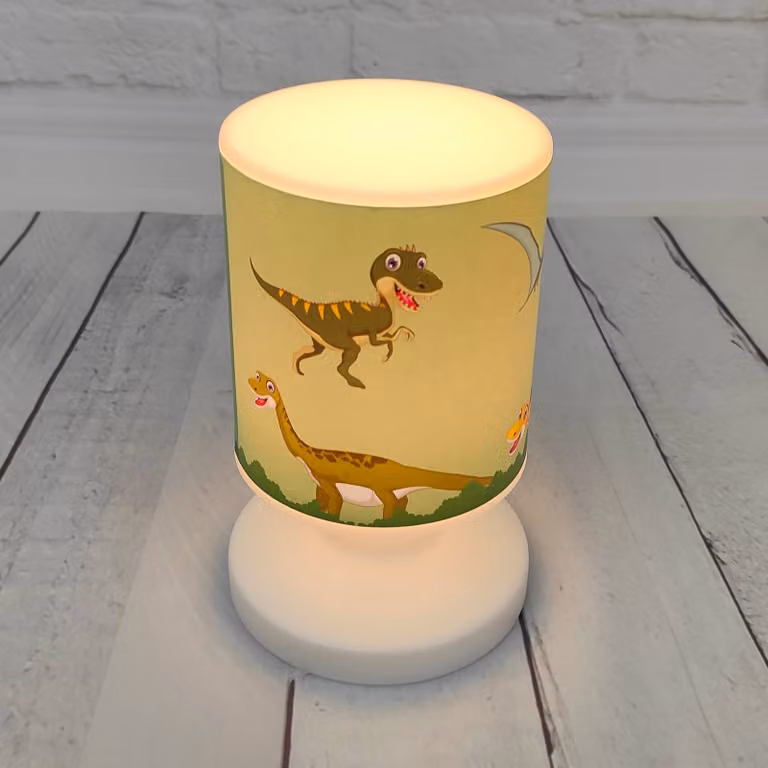 Niermann Standby Lampada da tavolo Dino, Verde, Cameretta, Plastica, Lampada da tavolo