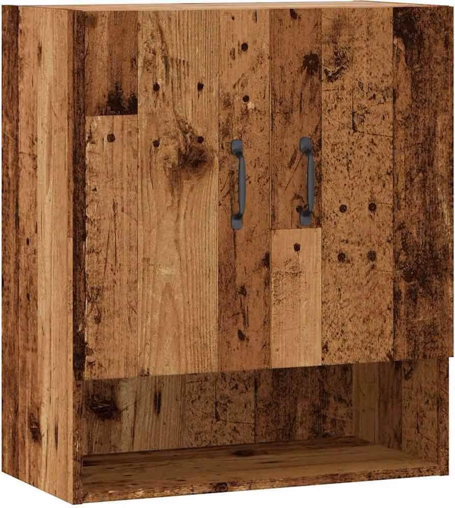 Armadietto a Muro Legno Antico 60x31x70 cm in Truciolato