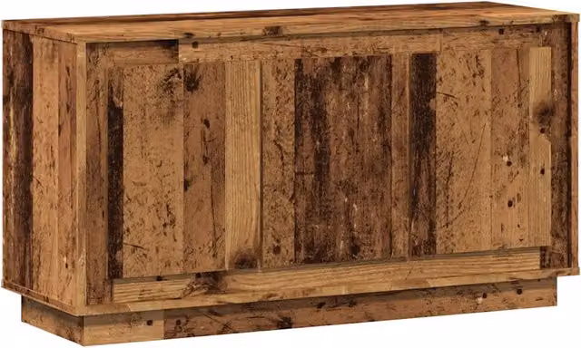 Credenza | Madia | Buffet da pranzo | Armadio da pranzo Legno Antico 102x35x55 cm in Legno Multistrato