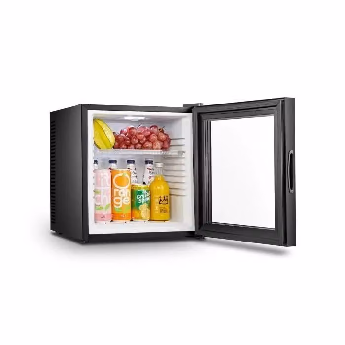 Frigorifero termoelettrico da tavolo Melchioni Family Iceberg Glass, Capacità netta 23 l, Classe E, Nero, L: 38 cm, A: 47,5 cm, P: 38 cm – 2