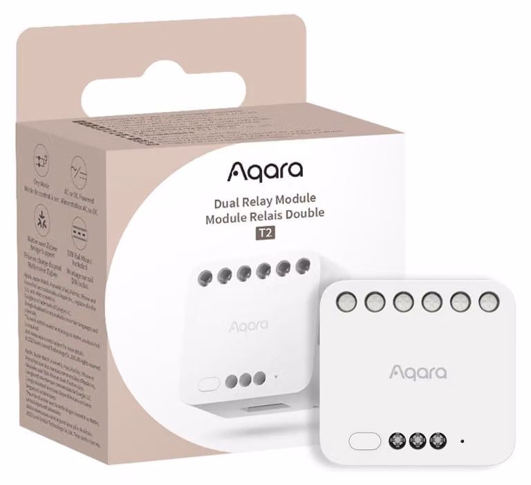 Modulo relè doppio Zigbee per la domotica, 2 canali