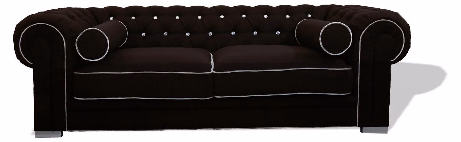 Chesterfield Sofa 3 SITZER Polster Designer Couchen Sofas Garnitur SL Sofa 26