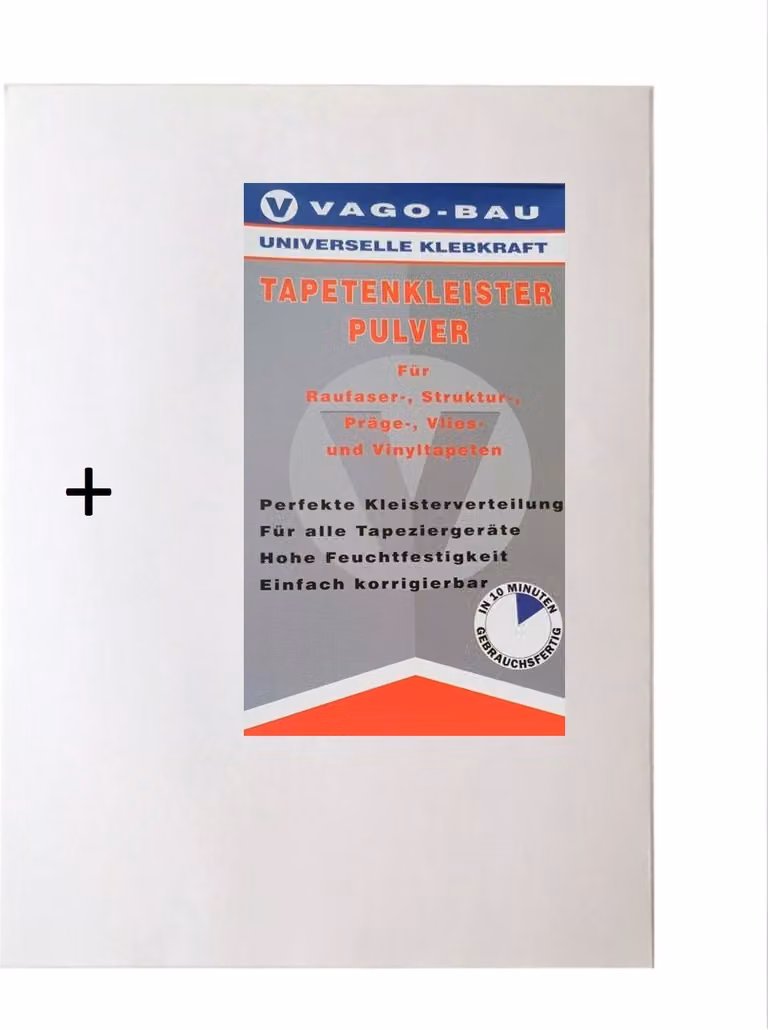 Vello liscio per rifiuti di pittura Vello per pittura 25x0,75m 150g/m² 1 rotolo + adesivo