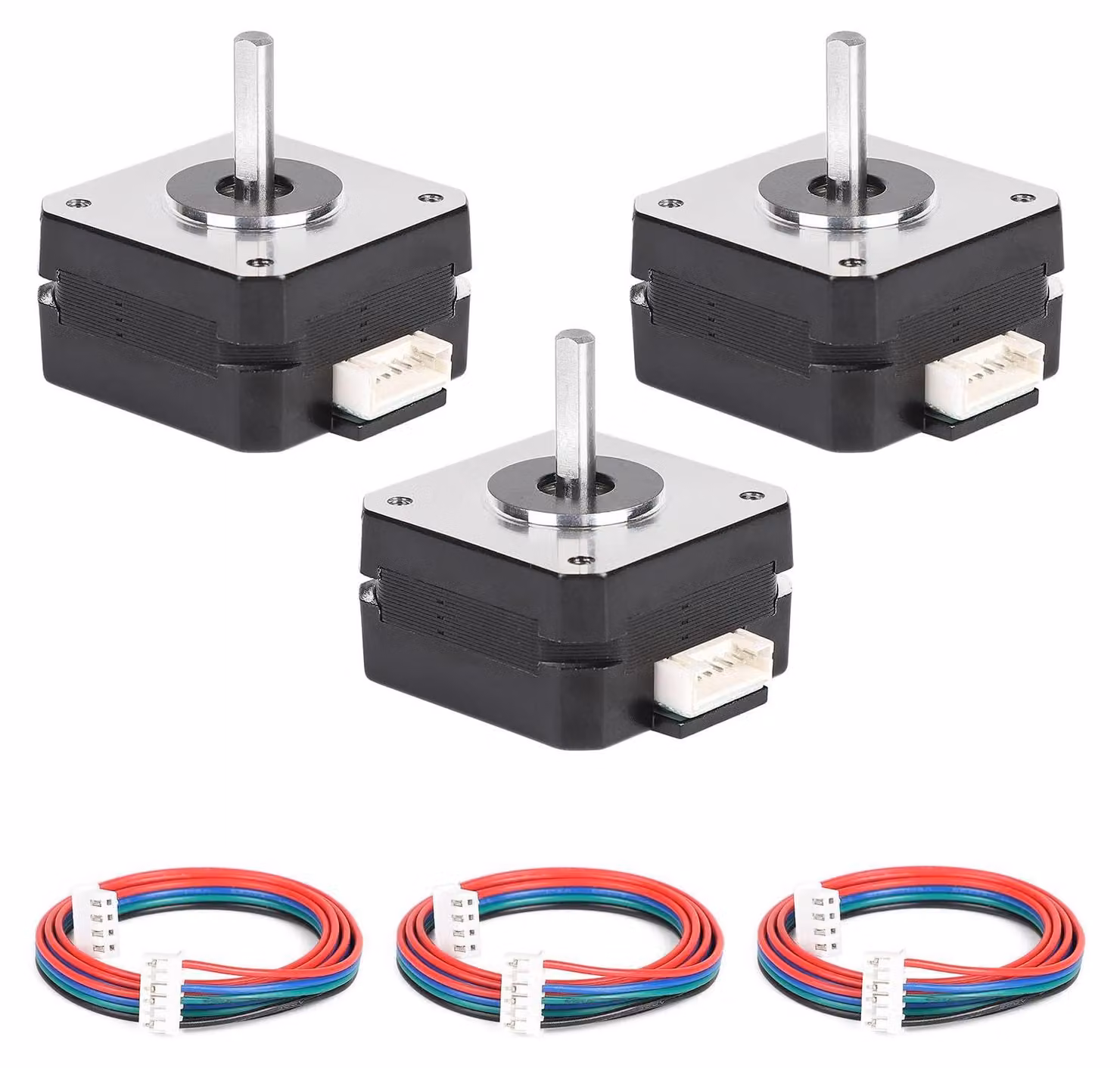 Motore passo-passo Nema 17, 3 pezzi, dimensioni 42 x 23 mm, 3,6 V/1 A
