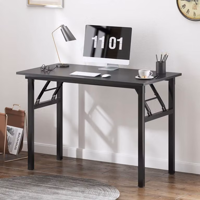 SogesHome tavolo pieghevole 100x60x75 cm scrivania PC ufficio lavoro tavolo da pranzo AC5CB-100-SH