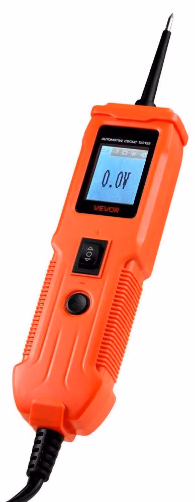 Tester per circuiti automobilistici, arancione - Tensione: 8-35 V DC - Cavo: 6 metri - Alloggiamento in ABS