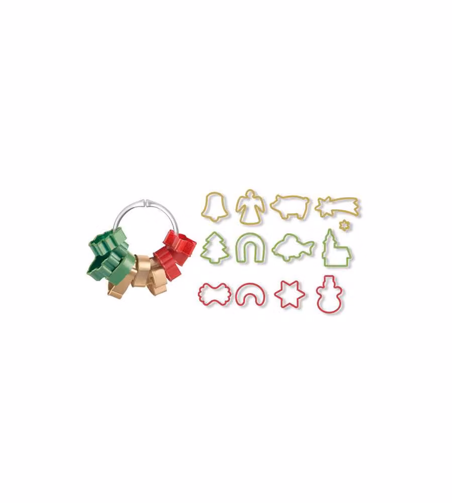 Set di 13 Taglia Biscotti a Tema Natale Delicia Tescoma Multicolore