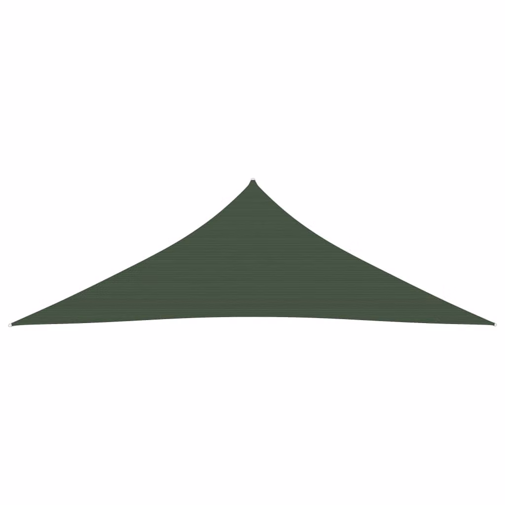 The Living Store Tenda da sole 160 g/m² Verde scuro 4x4x5,8 m HDPE