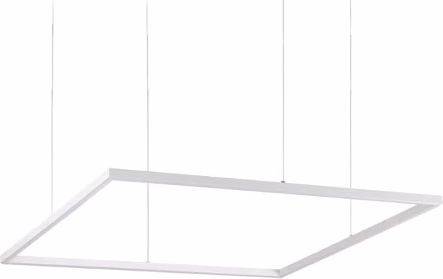 Lampada A Sospensione Oracle Slim Sp D090 Square 3000K On-Off Wh Ideal-Lux
