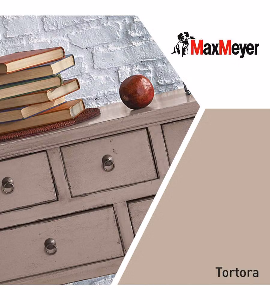 MaxMeyer Smalto Brillante all'acqua Poliuretanico Tortora 0,125 l