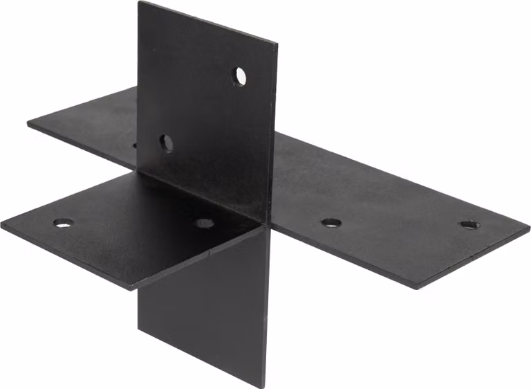 Giunto angolare pergola nero per travi 9 x 9 cm - al pezzo