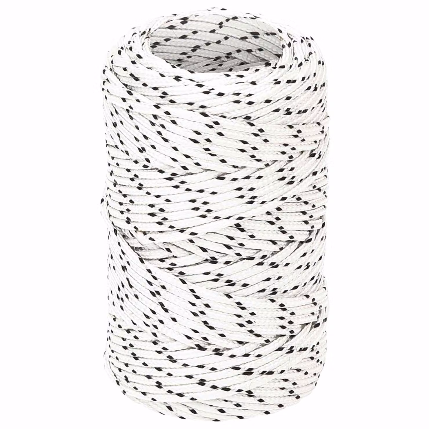 Corda multiuso vidaXL in plastica bianca, diametro 2 mm, lunghezza 50 m, carico massimo 50 kg