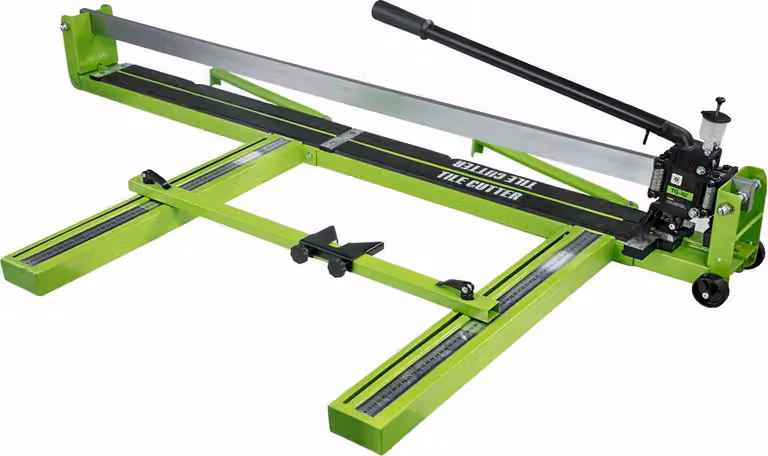 Tagliapiastrelle, telaio interamente in acciaio, guida laser, 1,2 m