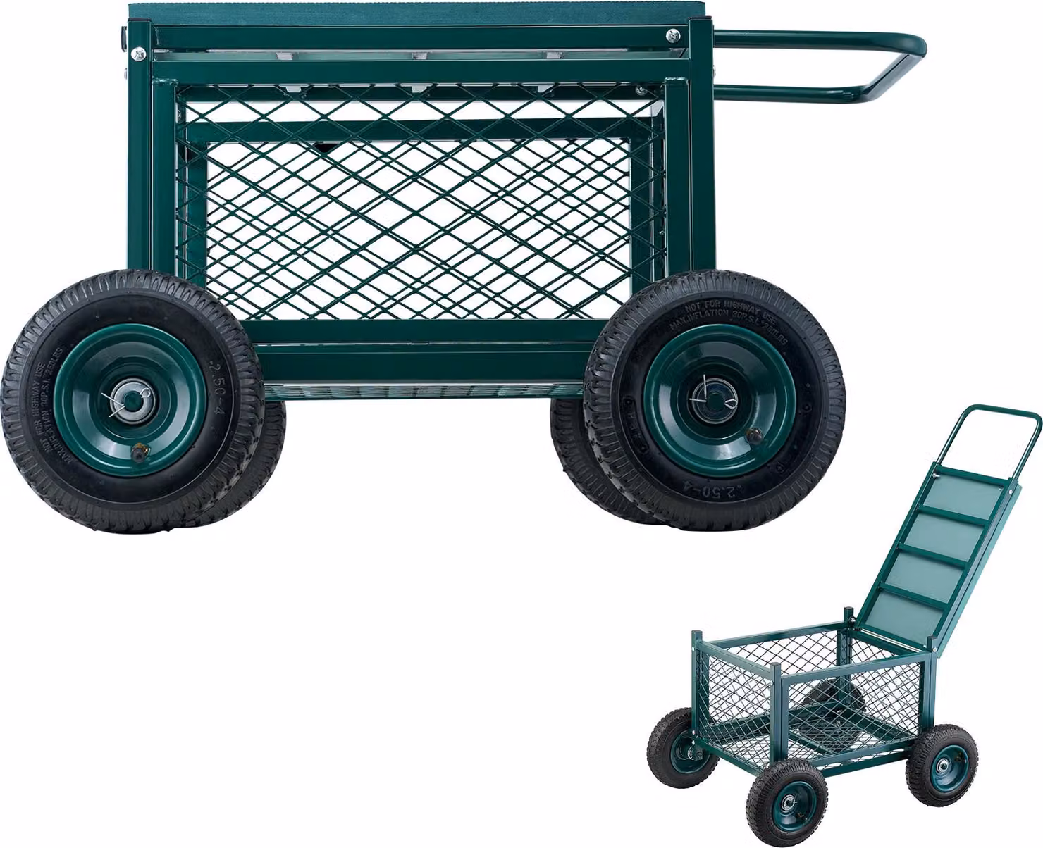 SucceBuy sedile con rotelle da giardino con vano portaoggetti, carico fino a 180 kg, dimensioni: 76x52x44 mm