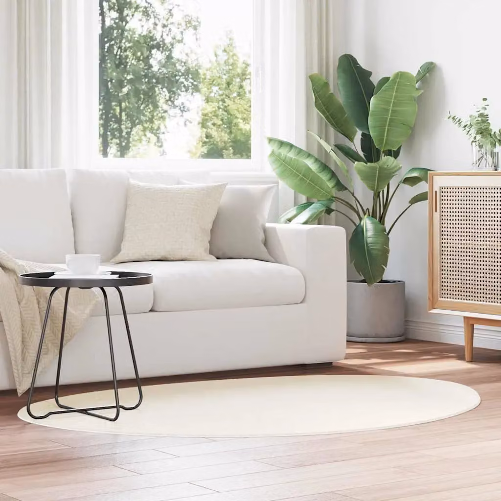 Tappeto moderno vidaXL HUARTE color beige in poliestere, L 100 x P 200 cm