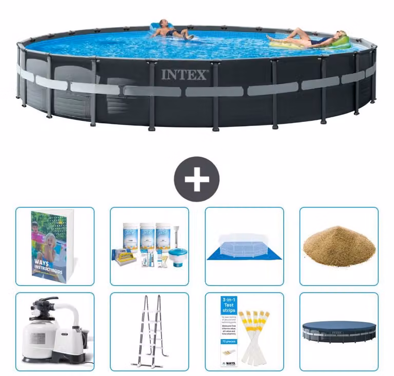 Ultra XTR Pool Rund - 732x132 cm - Set da 7 pezzi, modello S569