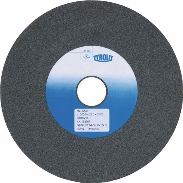 Disco TYROLIT Ø 175 x L 25 x 32 mm grana 80 carburo di silicio - 2956