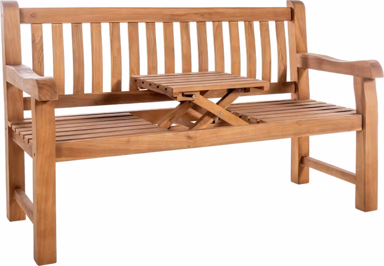 Panca da esterno in teak Orlando | Colore: teak | Dimensioni: 150 cm