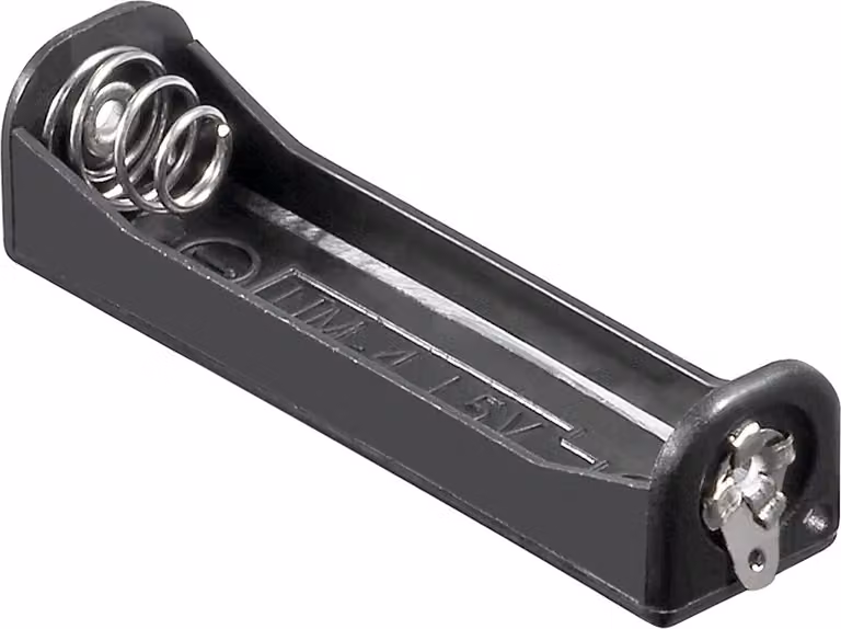portabatterie goobay 1 x MicroAA con connessione a saldare