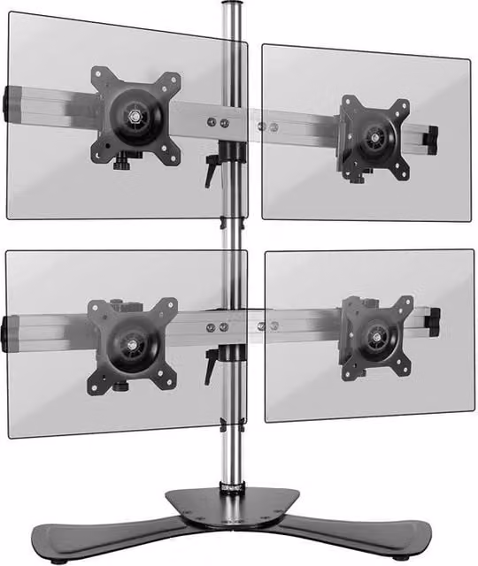 Sostegno per schermo laptop - Standaard per laptop - Sostegno per monitor - Braccio per monitor - Sostegno per schermo monitor