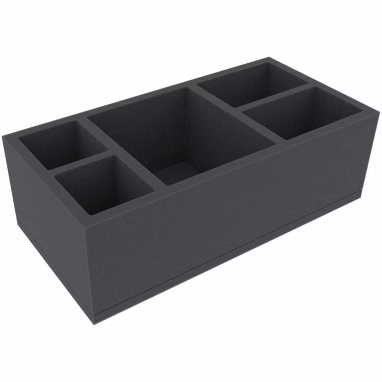 Inserto in schiuma 300x150x95 mm per giochi da tavolo e miniature