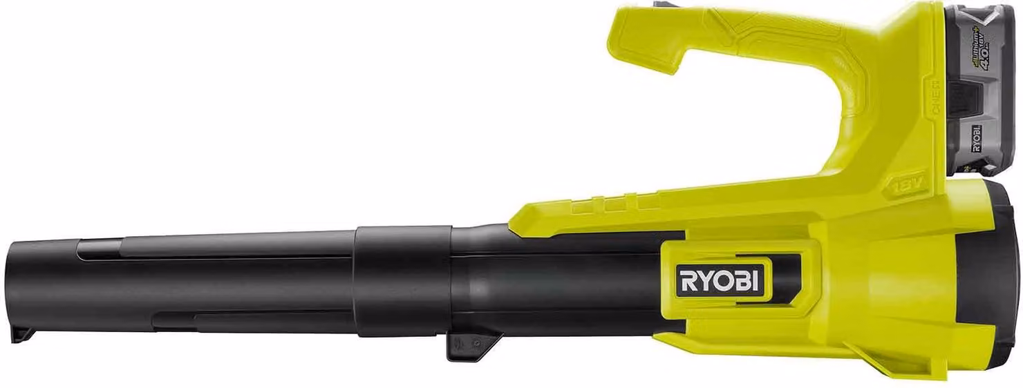RYOBI - 18V ONE+ Turbo Jet Blower - 145 km/h blower - max. air flow: 7.1 m³/min + 4.0 Ah battery & charger - RY18BLA-140