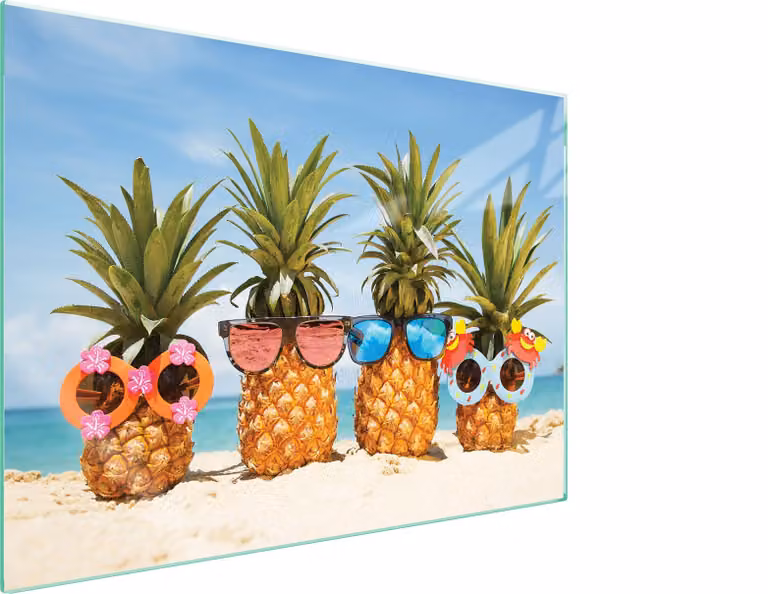 Piastra Di Protezione In Vetro Per Cuore 70X52 Ananas