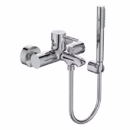 Ideal Standard CeraLine - Miscelatore per bagno con accessori, cromo BC270AA