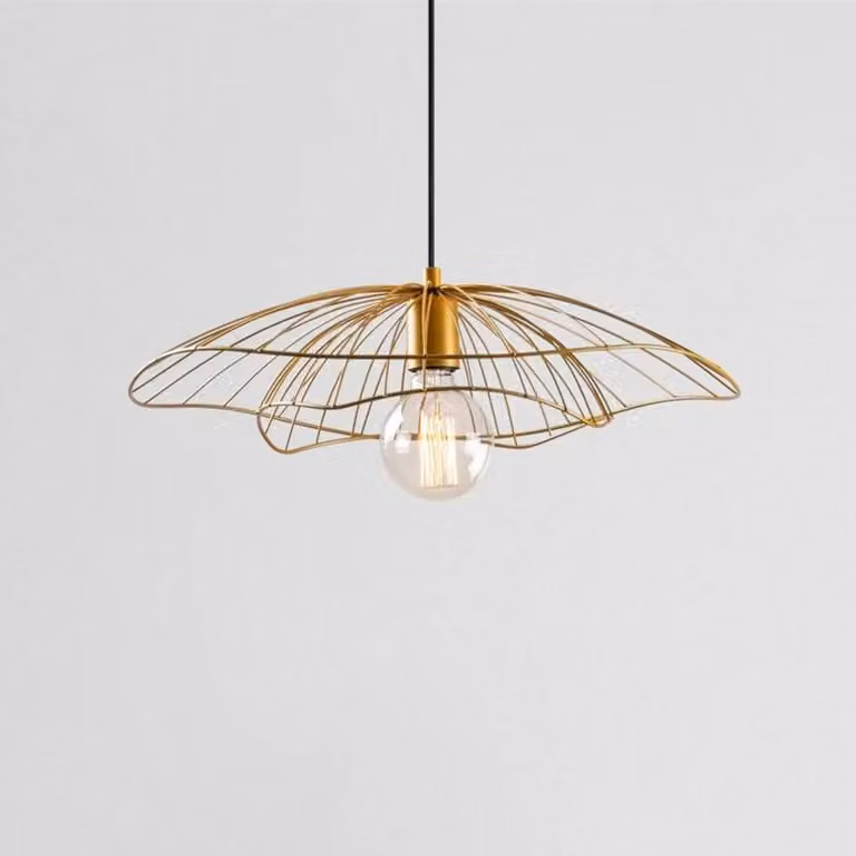 Lampada a sospensione Tel 6502 Opviq, dimmerabile, Ottone / Oro, Soggiorno / Sala da pranzo, Metallo, Moderno, Lampada a sospensione