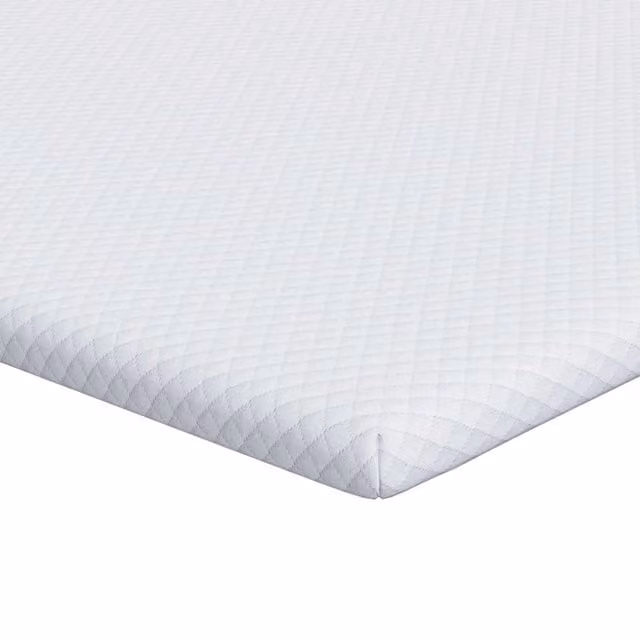 Topper per materasso in tessuto Jacquard Bianco DESIGN IN L/P: 200 x 200 cm CFW3303654