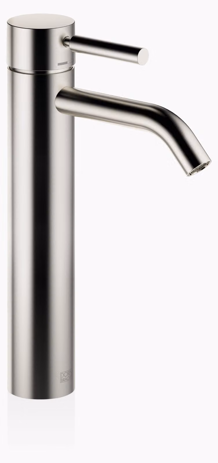 Dornbracht META Mitigeur monocommandé pour lavabos avec pied surélevé, sans garniture d'écoulement, saillie 135mm, 33537660-06, 33537660-06