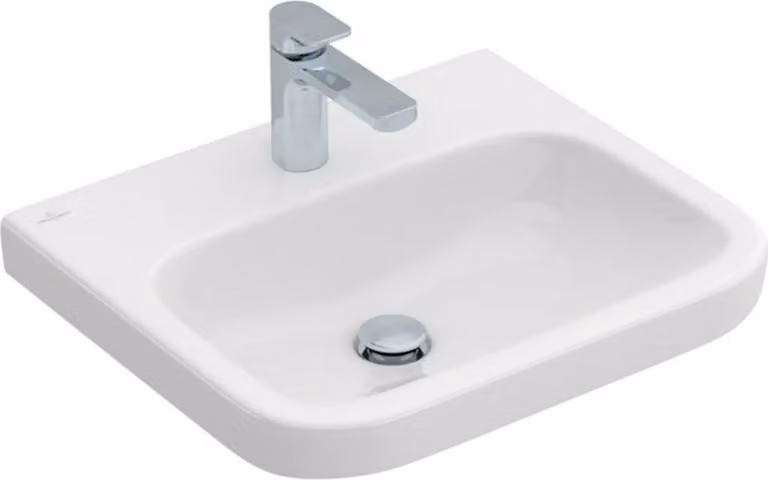 Villeroy & Boch Architectura lavabo, rectangulaire, 1 trou pour robinet, sans trop-plein, 550x470mm, 41885601, 41885601