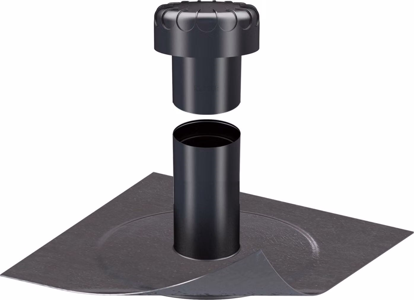 Ventilatore a espansione Ventilatore per tetti DN 100 Raccordo bituminoso estensibile