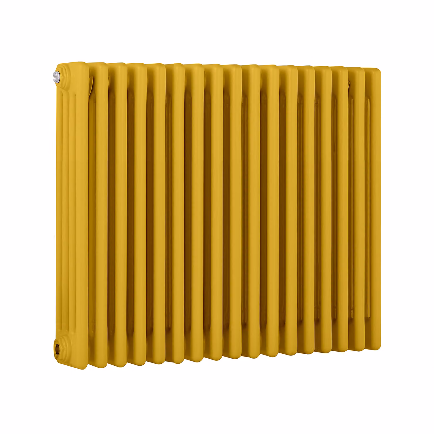 Radiatore Orizzontale a Colonne (4 Colonne) 600mm x 785mm - Giallo (Dandelion Giallo) - Regent
