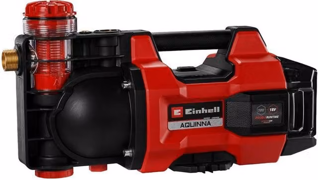 Pompa sommersa a batteria Einhell Power X-Change in metallo rosso – 1