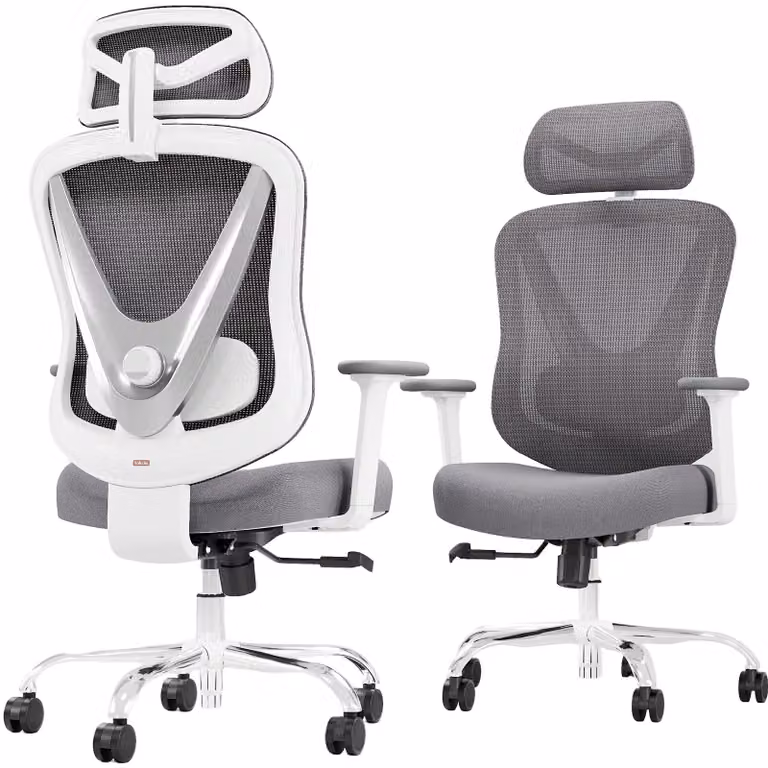 Sedia da ufficio - Sedia ergonomica - Sedia da gaming - Bicicletta da scrivania - Braccioli regolabili in 4 dimensioni
